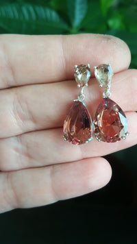 Color Changing Ladies Alexandrite Earrings Turkish Zultanite Jewelry