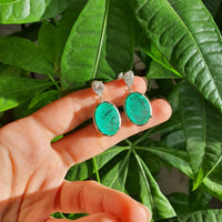Paraiba Ladies Earrings Turkish handmade Jewelry